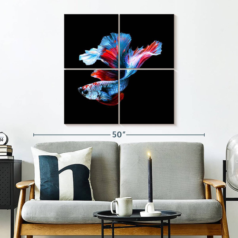 Brampt Elegant Betta Fish, 32" H x 32" W