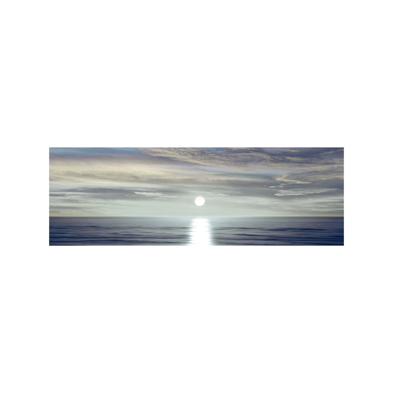 Sunlit Horizon Ii by Maggie Olsen - Wrapped Canvas Panoramic Print, 30.48 cm H x 91.44 cm W x 1.91 cm D