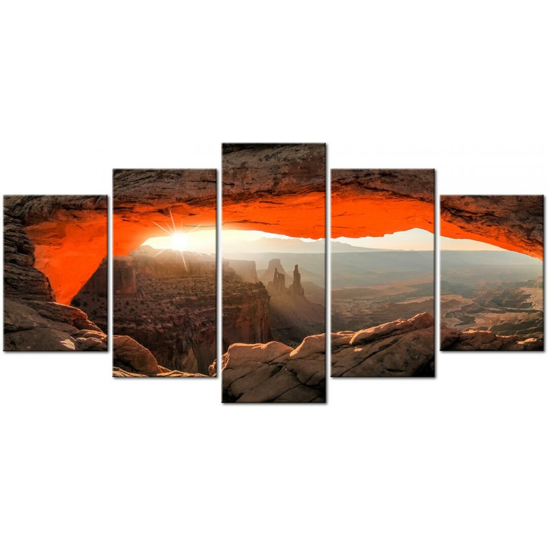 5-tlg. Fotodruck-Set Mesa Arch, Canyonlands National Park, USA