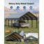 Metal Carport, Heavy Duty Carport Reinforced Frame and Steel Roof, All-Weather Shelter for Pickups, Boats, Cars, and Tractors