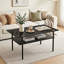 Table basse avec plateau en verre trempé-754428026