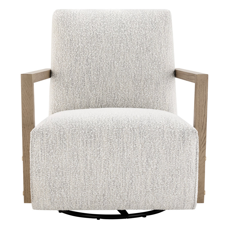 Fauteuil d'appoint pivotant rembourré Camino, Boucle de performance en coton mérinos