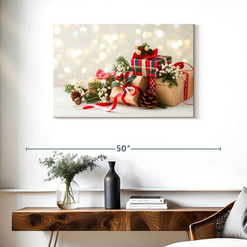 Cadeaux de Noël, H 24 po x l 36 po
