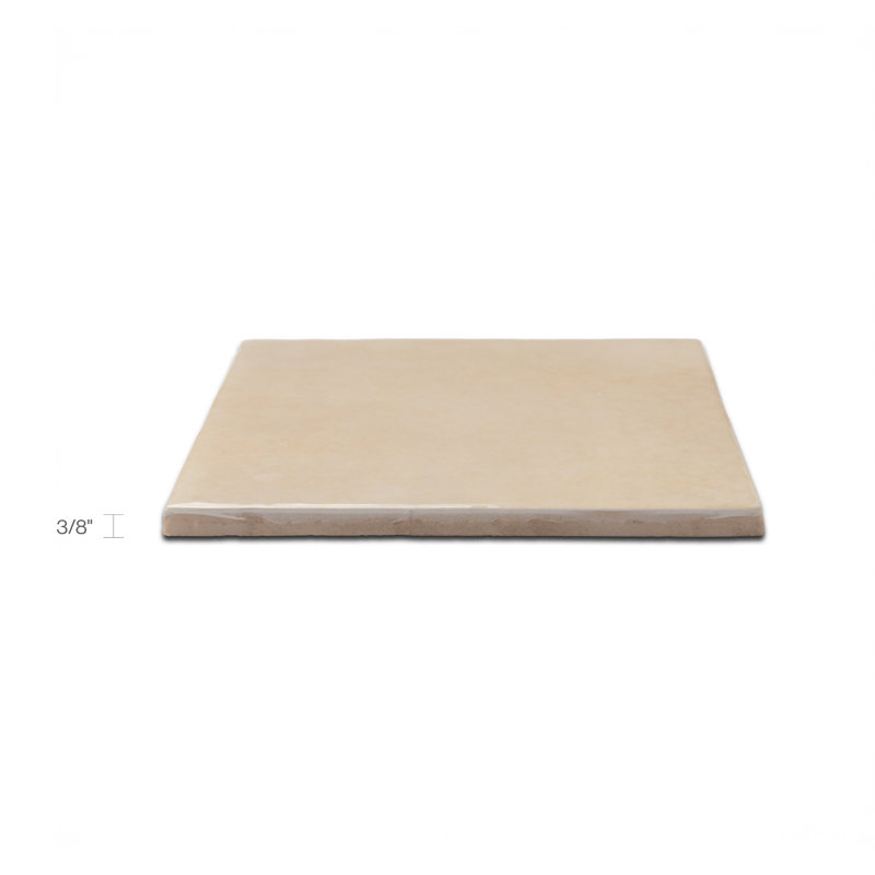 Cloe 5" x 5" Ceramic Tile, Creme