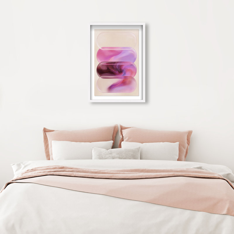 Clear Rose Print by Oliver Gal, 25.5"H x 17.5"W, White Shadowbox