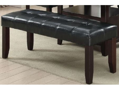 Upshaw Faux Leather Upholstered Bench