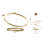 Schaaf Chrome 3 Halo Rings LED Chandelier-1442216490