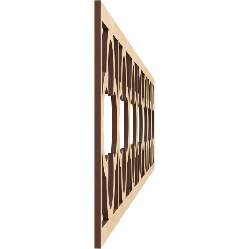 Moulure à panneau Woodall, H 10 po x l 46,75 po x P 0,25 po, Bouleau