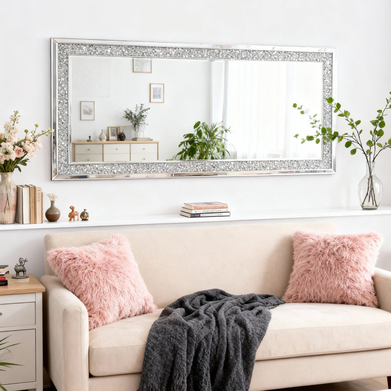Miroir de salle de bain Kulkarni, 58,8 po x 17,5 po