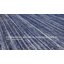 Tapis rayé bleu marine tissé à la main Caron-69380043