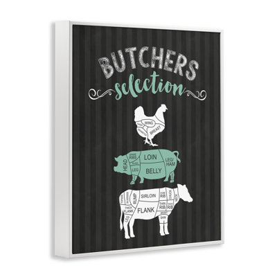 Giclée noire encadrée Butchers