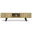 Lowry 63"W Solid Wood Modern Industrial TV Stand for TVs up to 70" with Storage-1266203696