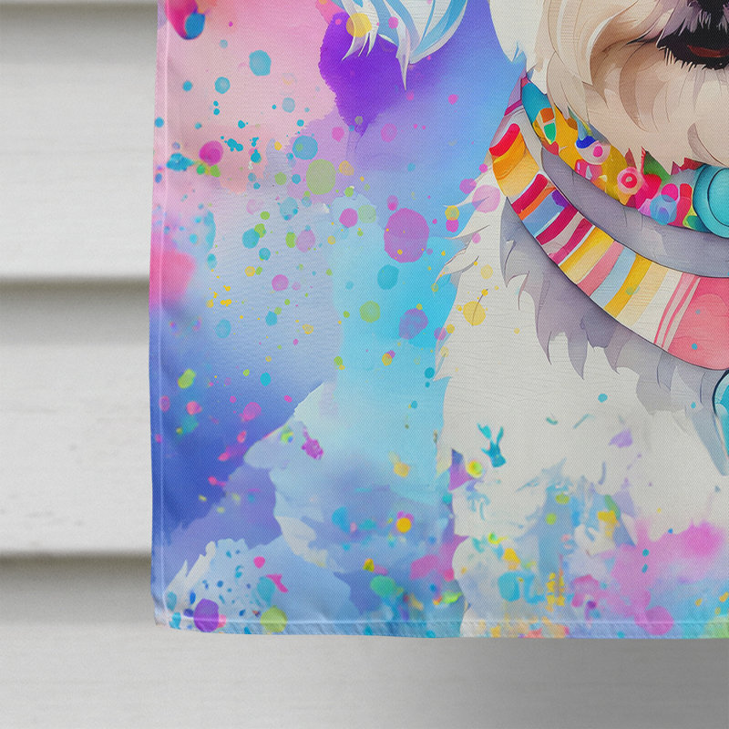 Drapeau de la maison Hippie Dawg, Bichon frisé