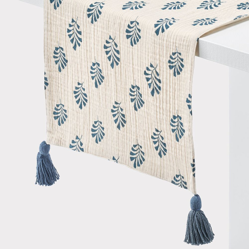 Chemin de table 16 po x 80 po Woodblock
