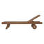 Chaise longue d'extérieur en bois d'eucalyptus Caspian, ensemble de 2