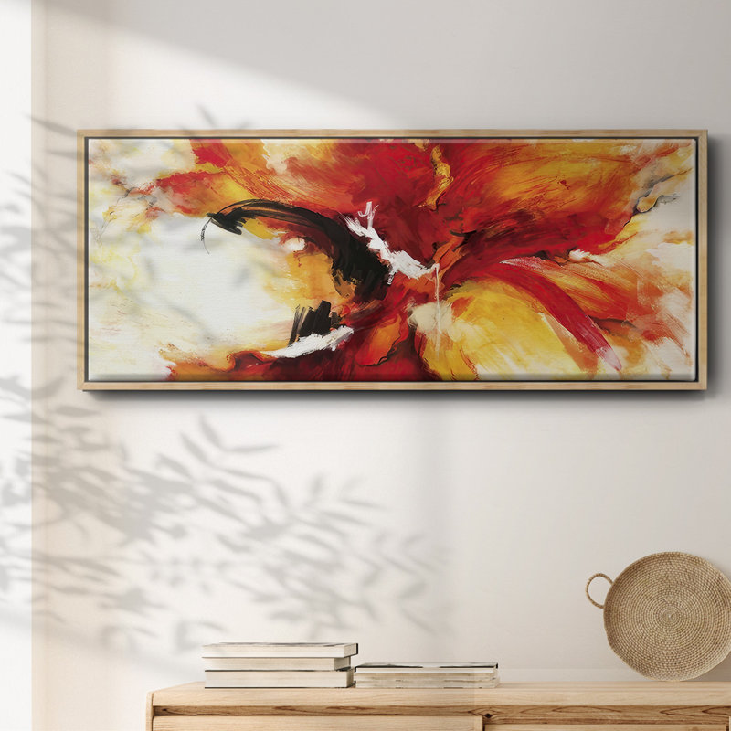 The Phoenix - Framed Canvas, 20" H x 50" W