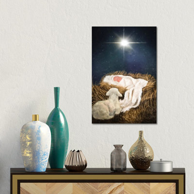 O Come Let Us Adore Him - Wall Art Print - Wrapped Canvas