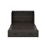 Grand lit escamotable, lit pliable avec station de charge et tiroir de rangement, armoire de lit plateforme Farmhouse-16026975
