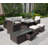 7 - Person Patio Conversation Set with Cushions