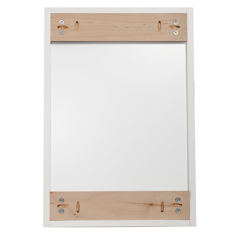 Armoire de salle de bain murale, Blanc satiné