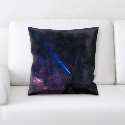 Microsuede Throw Pillow