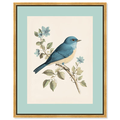 «Little Blue Bird», reproduction d'art sur toile par Art Remedy