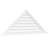 Triangle Surface Mount Non-Functional Brickmould Sill Frame PVC Gable Vent 11/12 Pitch-43315511