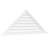 Triangle Surface Mount Non-Functional Brickmould Sill Frame PVC Gable Vent 11/12 Pitch-59810246