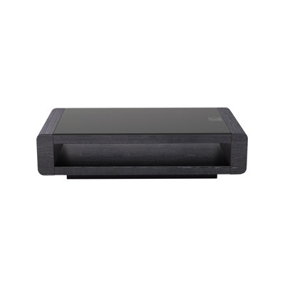 Table basse avec rangement Jaune