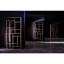 Malic Solid Wood Geometric Bookcase