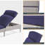 Chaise de patio inclinable en rotin simple, ensemble de 2-1459133255