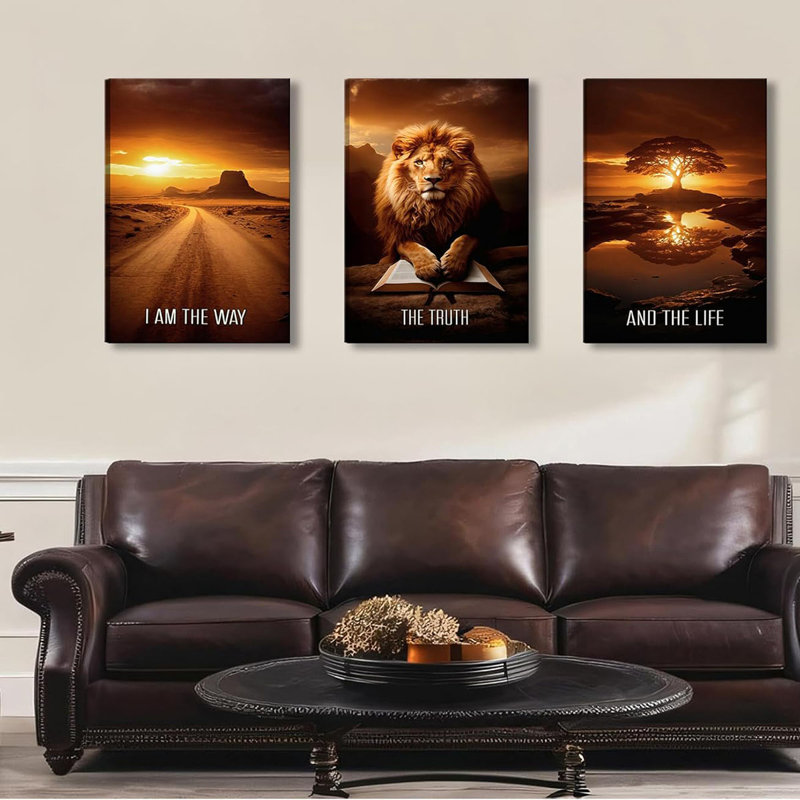 3 Piece Wrapped Canvas Wall Art