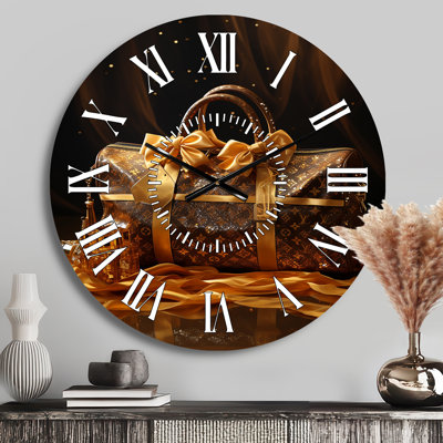 Horloge murale Lv Golden Opulence
