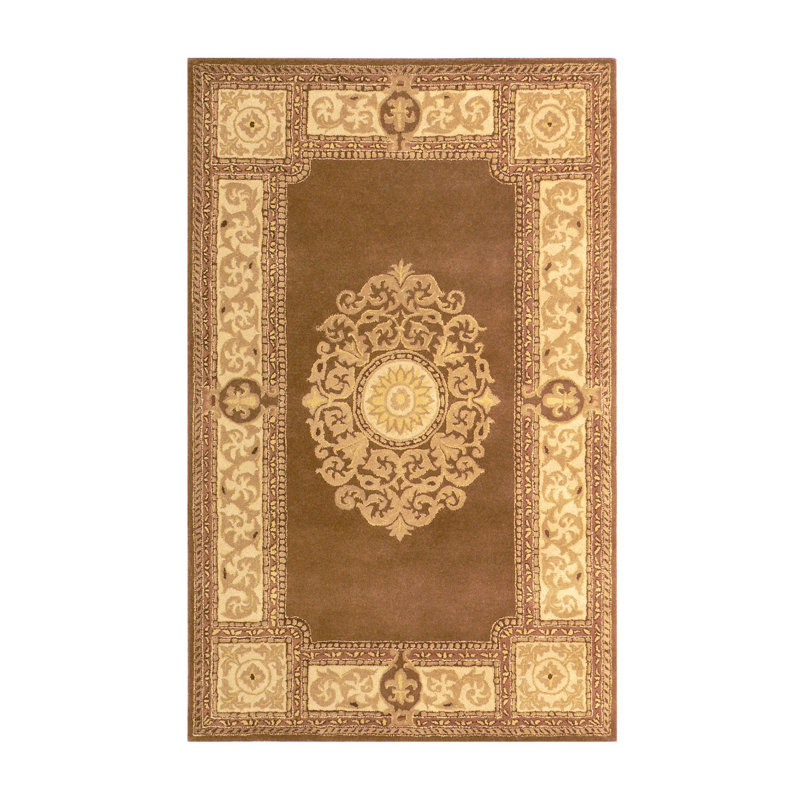 Coleford Wool Oriental Indoor Rug, Rectangle 5' x 8'