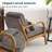 Lemley Mid Century Solid Wood Accent Chair Upholstered Armchair With An Extra Pillow （Set Of 2)-1868521250
