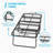 31'' Folding Bed with Mattress Included