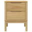 Paycen 45cm W Solid Wood Bedside Table-453535580