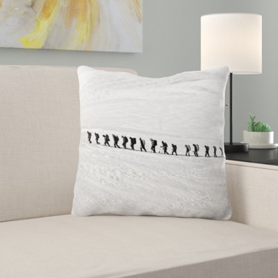 Trekking Throw Pillow