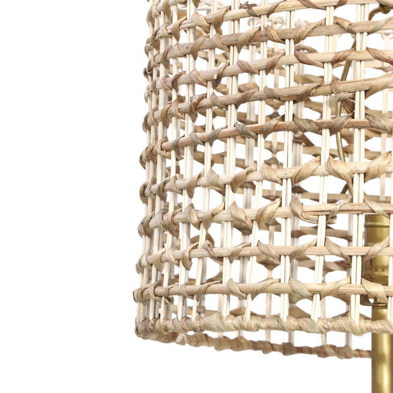 Lampe sur pied en bois