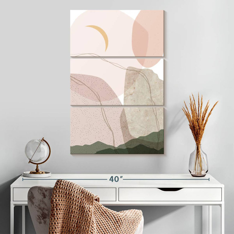 Avery Dusty Desert Collage III, 32" H x 20" W