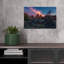Arbre torsadé, désert, coucher de soleil coloré, paysage serein dramatique, impression d'art mural-512791902