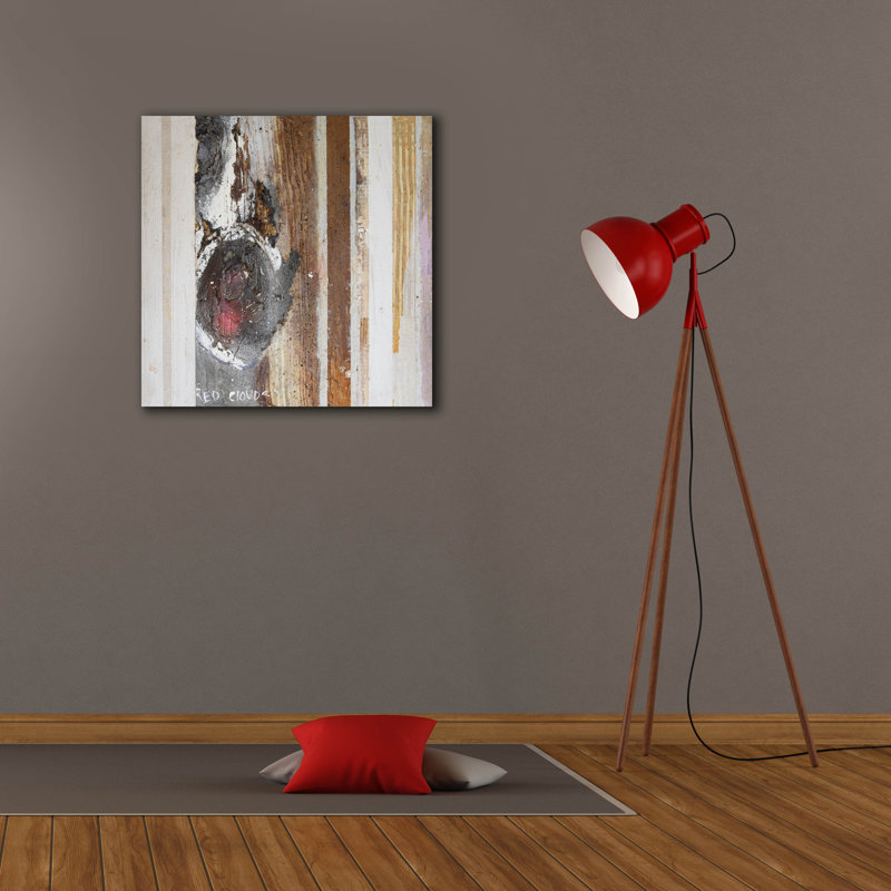  «Textured Grain 6» par Erin McGee Ferrell, art mural sur toile, 26 po x 26 po