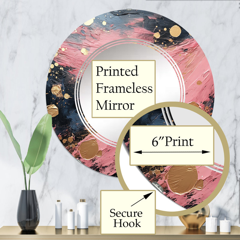 Miroir mural Outenbrouck, 32 po x 32 po