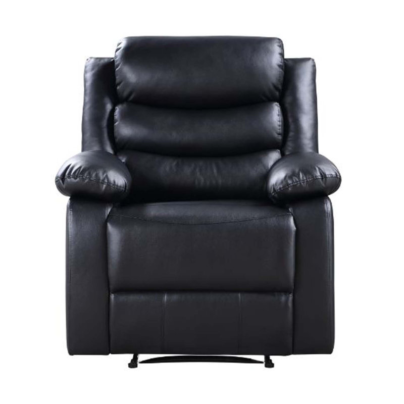 Eilbra Power Motion Recliner, Black Faux Leather, Black