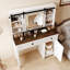 Bureau de coiffeuse moderne Garvee