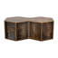 2 pièces, table basse hexagonale, table d'appoint
