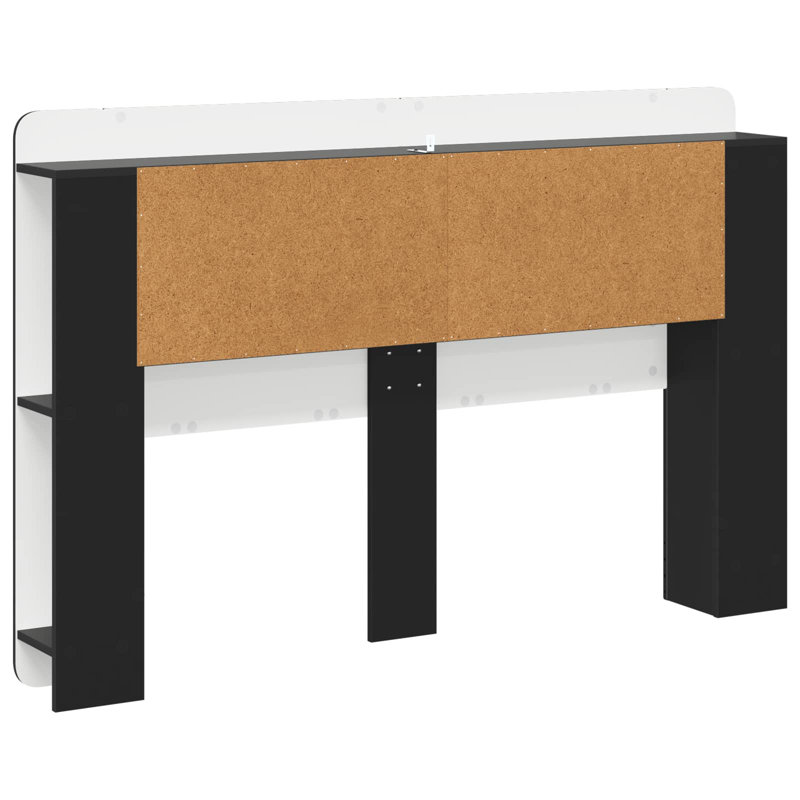 European Kingsize (160 x 200 cm) Headboard, Black