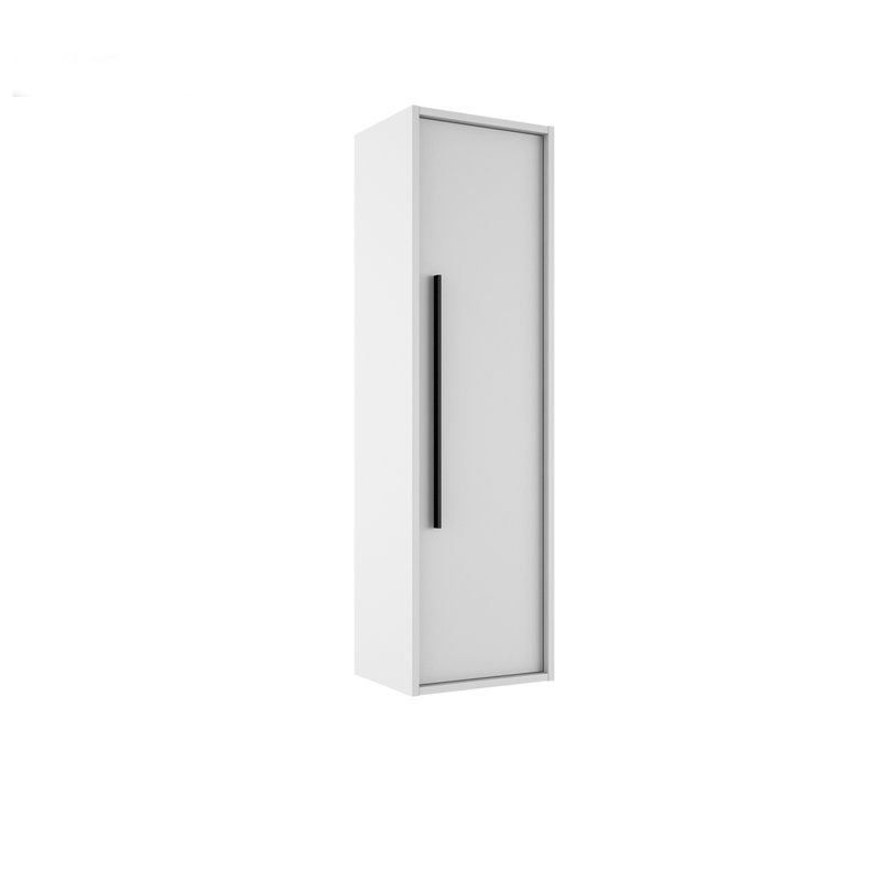 Armoire haute pour salle de bain Collection AQUA par DAX, Blanc