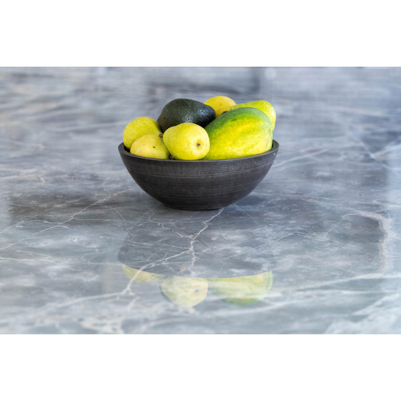 Cara Composite Bowl Planter Set, Chocolate, 4.75" H x 12" W x 12" D