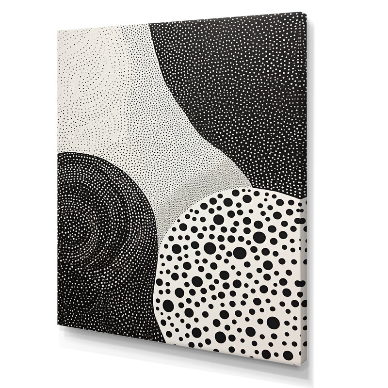 Gris abstrait coraux I - impressions sur toile abstraites, Toile tendue, H 20 po x l 12 po x P 1 po